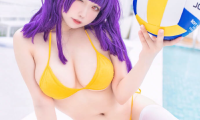 【COS正片】碧蓝航线波拉泳装cos cn贞子蜜桃oo