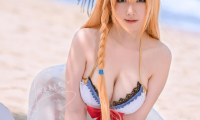 【COS正片】是本末末夏日泳装cos 公主连结佩可莉姆