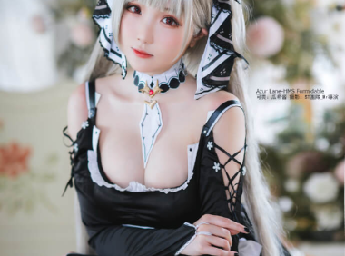 【COS正片】瓜希酱cos碧蓝航线可畏,优雅甜美的还原