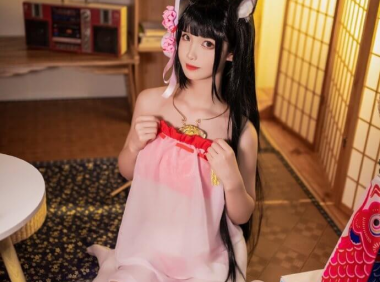 【COS正片】画晴睡衣cos 碧蓝航线长门 神子的休憩