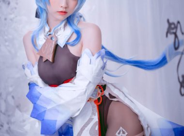 【COS正片】coser@大大卷卷小卷-原神cos甘雨
